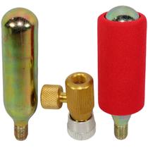 Kit de CO2 para encher pneu conserto reparo remendo para pneu com e sem câmara bike moto carro Kit de CO2 para encher pneu conserto reparo remendo para pneu com e sem câmara bike moto carro