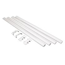 Kit de cobertura de cabos Wiremold CMK40, organizador de 3 cordões, 3 m, branco