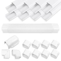 Kit de cobertura de conjunto de linha de PVC MOOITEK 4 4m para bombas centrais de ar condicionado e calor