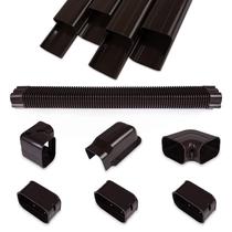 Kit de cobertura de conjunto de linha MOOITEK 4 de 16,5 pés para AC central e bombas de calor