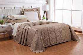 Kit De Cobre Leito De Jacar Com Lençol De Viuva 7 Peças 188X128X30