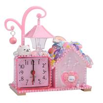 Kit de cofrinho DIY Clock Coin Bank Home para crianças