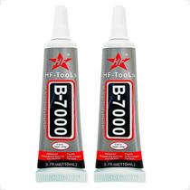 Kit De Cola B7000 110ML Liquida Alta Adesão Durabilidade Multiuso Profissional Translucida