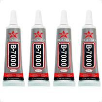 Kit De Cola B7000 110ML Liquida Alta Adesão Durabilidade Multiuso Profissional Translucida