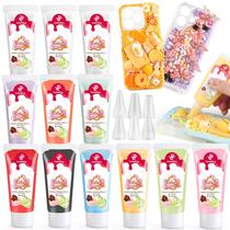 Kit de cola cremosa ColoPlay Chantilly 50g x 12 com 18 pontas