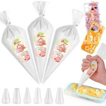 Kit de cola cremosa ColoPlay White Chantilly 3x100g com 6 pontas