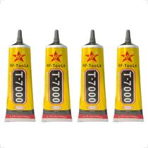 Kit De Cola T7000 110ML Liquida Alta Adesão Durabilidade Multiuso Profissional Preta