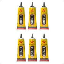 Kit De Cola T7000 110ML Liquida Alta Adesão Durabilidade Multiuso Profissional Preta Kit De Cola T7000 110ML Liquida Alta Adesão Durabilidade Multiuso Profissional Preta