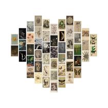 Kit De Colagem De 50 Peças De Impressões De Arte De Parede Estilo Vintage Urbano Feminino Para Kit De Colagem De 50 Peças De Impressões De Arte De Parede Estilo Vintage Urbano Feminino Para