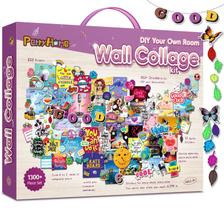 Kit de colagem de parede PERRYHOME para meninas adolescentes com mais de 1300 peças de acessórios Kit de colagem de parede PERRYHOME para meninas adolescentes com mais de 1300 peças de acessórios