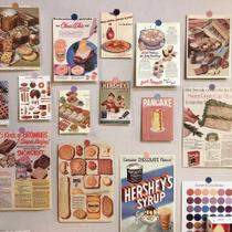 Kit De Colagem De Parede Retro De Pão Gourmet Com 13 Folhas, Decoração Artística Criativa Para Kit De Colagem De Parede Retro De Pão Gourmet Com 13 Folhas, Decoração Artística Criativa Para