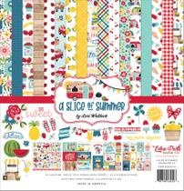 Kit de coleção Paper Echo Park A Slice of Summer 30x30cm