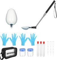 Kit de coleta de urina telescópico para cães de estimação e gatos em aço inoxidável
