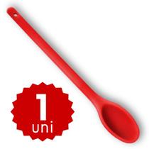 Kit de Colher de Silicone para Refogar 30cm Cabo Longo Não Derrete Super Resistente Kit de Colher de Silicone para Refogar 30cm Cabo Longo Não Derrete Super Resistente