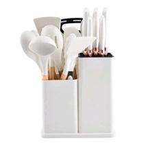 Kit de colher silicone com faqueiro - Kitchenware set