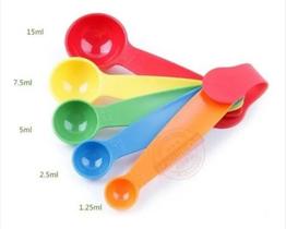 kit De Colheres Medição C/ 5 Medição