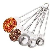 Kit de Colheres medidoras 5 peças em inox Abbmix Kit de Colheres medidoras 5 peças em inox Abbmix