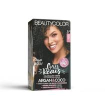Kit de Coloração BEAUTYCOLOR - 3.0 Castanho Escuro - Vegan com Óleos de Argan e Coco