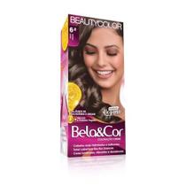 Kit de Coloração Bela&Cor - 6.0 Louro Escuro com Tratamento Kit de Coloração Bela&Cor - 6.0 Louro Escuro com Tratamento