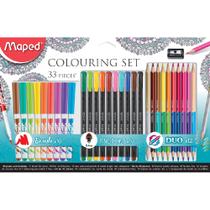 Kit De Coloração ColorPeps 10 Brush 12 Lápisduo E 10 GraphPeps 33 Pecas Maped