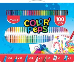 Kit de Coloração ColorPeps - 100 Peças - Maped