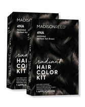 Kit de coloração de cabelo Madison Reed Radiant 4NA Darkest Ash Brown Kit de coloração de cabelo Madison Reed Radiant 4NA Darkest Ash Brown