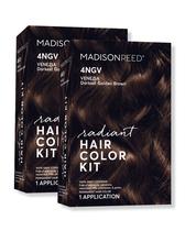 Kit de coloração de cabelo Madison Reed Radiant 4NGV Darkest Golden Brown Kit de coloração de cabelo Madison Reed Radiant 4NGV Darkest Golden Brown