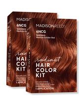 Kit de coloração de cabelo Madison Reed Radiant 6NCG Medium Amaretto Red Kit de coloração de cabelo Madison Reed Radiant 6NCG Medium Amaretto Red
