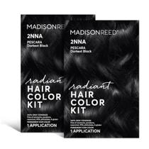 Kit de coloração de cabelo Madison Reed Radiant Blackest Black 2NNA Kit de coloração de cabelo Madison Reed Radiant Blackest Black 2NNA