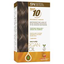 Kit de coloração de cabelo One 'n Only Argan Oil Fast 10 5N Natural Kit de coloração de cabelo One 'n Only Argan Oil Fast 10 5N Natural