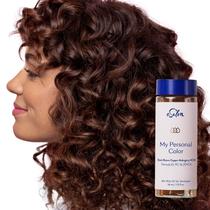 Kit de coloração de cabelo Salon Permanent Dark Brown Cobre Mahogany
