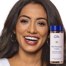 Kit de coloração de cabelo Salon Permanent Medium Brown Ash