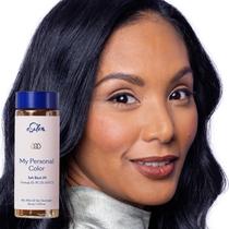 Kit de coloração de cabelo Sealon Permanent Soft Black Grey Coverage
