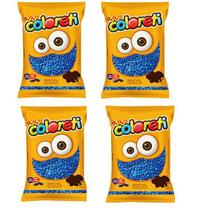 Kit de Coloreti Chocolate 300g Azul Decoração Especial