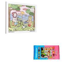 Kit De Colorir Bobbie Goods: Isso E Aquilo "This & That" + Cards (Pacote Com 4 Unidades) Coloring Card