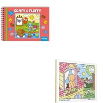 Kit de colorir Comfy and Fluffy Red + Do dia para a noite (Day to night) Kit de colorir Comfy and Fluffy Red + Do dia para a noite (Day to night)