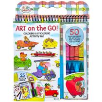 Kit de colorir de viagem Bright Stripes Richard Scarry's Busy World