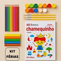 Kit De Colorir e Pintar Infantil Férias Material Escolar Kit De Colorir e Pintar Infantil Férias Material Escolar