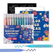 Kit de Colorir Grabie Bold & Bright com 12 Canetas Gel Acrílicas Kit de Colorir Grabie Bold & Bright com 12 Canetas Gel Acrílicas