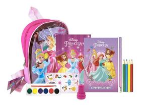 Kit de colorir infantil mochila personalizada das princesas - DCL