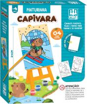 Kit De Colorir Pintura Infantil Pinturinha Capivara Nig Kit De Colorir Pintura Infantil Pinturinha Capivara Nig