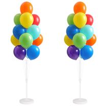 Kit de coluna de balão IMISNO para piso, conjunto de 2 multicoloridos