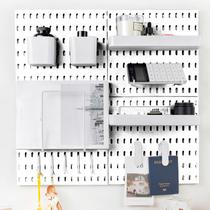 Kit de combinação Pegboard RIVTUN Wall Organizer 4 White
