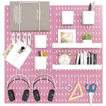 Kit de combinação Pegboard VEOFEMLEA com 4 Pegboards e 20 acessórios