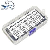 Kit De Componentes Eletrônicos Com 90 Peças De Circuitos Integrados DIP LM324 LM358 LM386 LM393