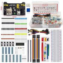Kit De Componentes Eletrônicos Para Iniciantes Com Placa De Circuito De 830 Furos Para Arduino UNO