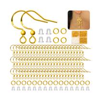 Kit De Componentes Para Brincos Em Prata Esterlina 925 Com Ganchos De Peixe, Argolas De Conexão,