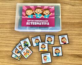 Kit de Comunicação Alternativa - Menina com 500 peças!