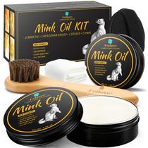 Kit de Condicionador para Couro Feilove com Óleo de Visom 100 ml Impermeável Kit de Condicionador para Couro Feilove com Óleo de Visom 100 ml Impermeável