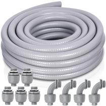 Kit de conduítes Feotech, não metálico, estanque a líquidos, 25 pés e 1 polegada
